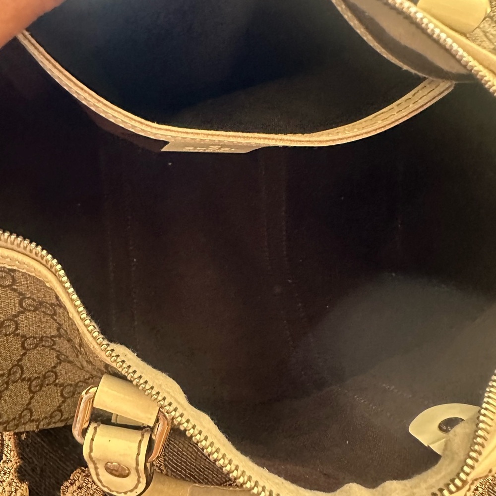 Gucci brown and Cream Women's Boston top handle Bag - Picture 12 of 13